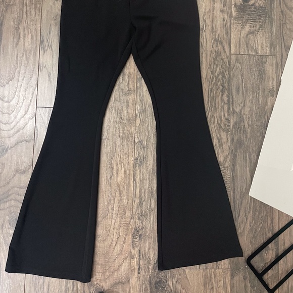 ASOS DESIGN Hourglass jersey slim kick flare suit pant - Picture 2 of 3